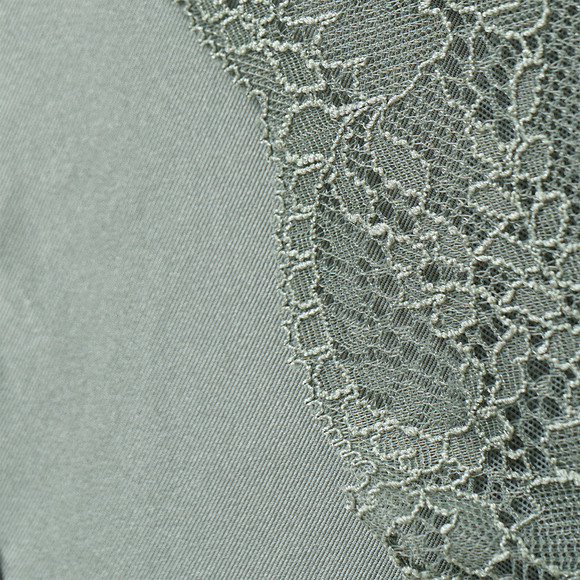 2 dames microvezelslips met kant