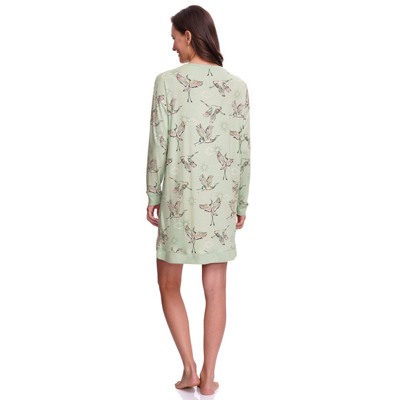 Damen Nachthemd mit Allover-Muster