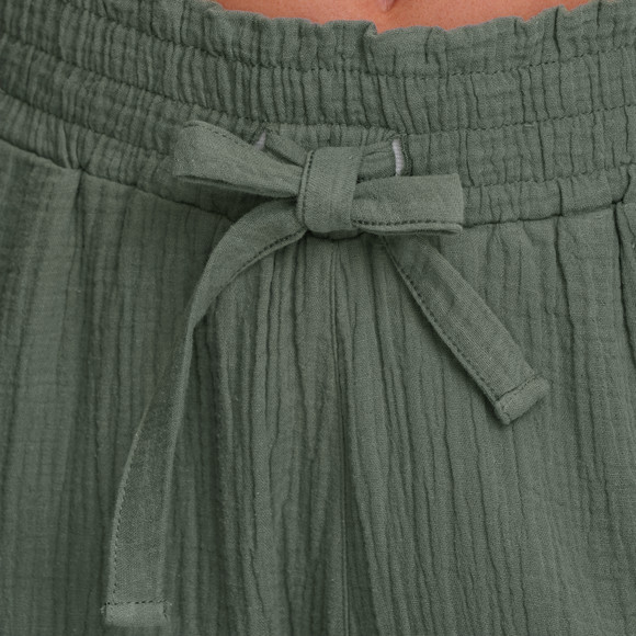 Damen Musselin-Schlafhose aus Baumwolle