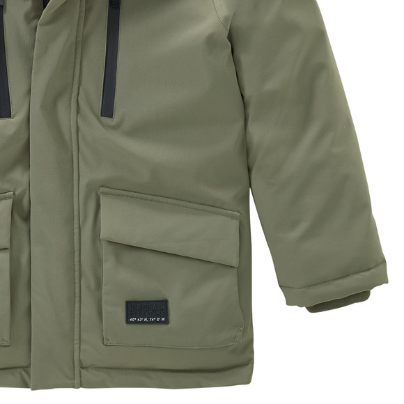 Jongens parka met capuchon