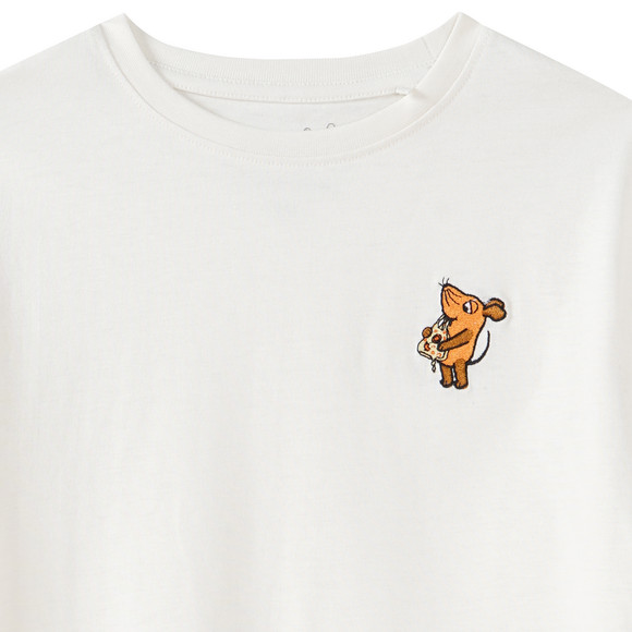 Die Maus T-Shirt mit Stickerei