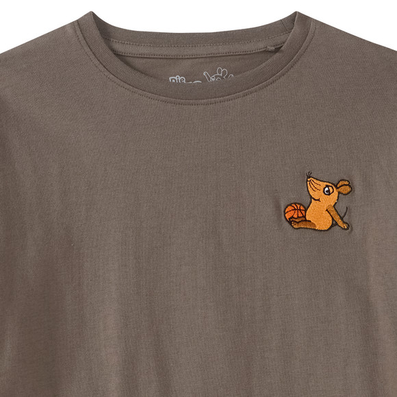 Die Maus T-Shirt mit Stickerei