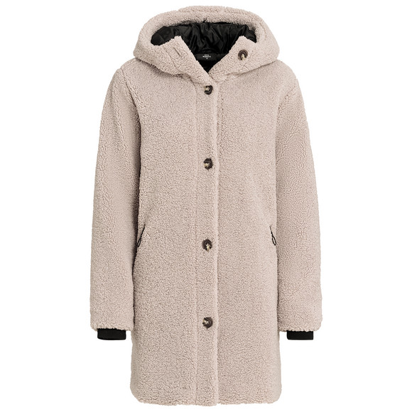 Dames teddyjas met capuchon