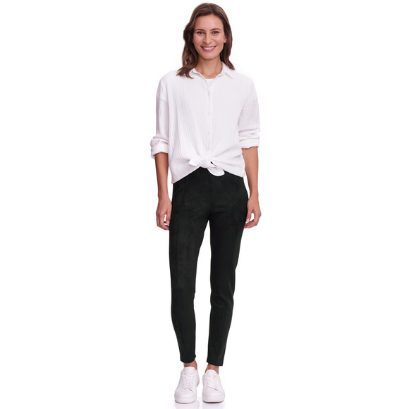 Dames leggings in suède look