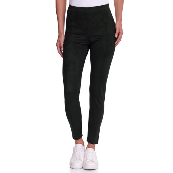 Dames leggings in suède look