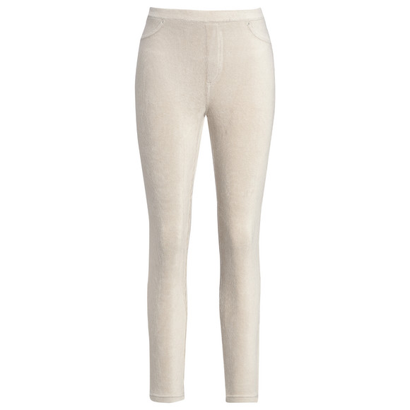 Dames leggings van fijn ribfluweel