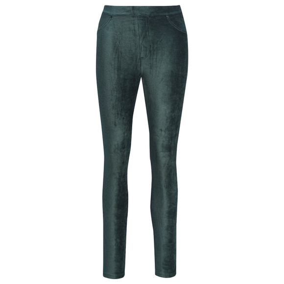 Dames leggings van fijn ribfluweel