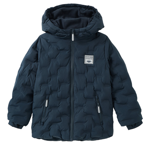 Jongens' sneeuwjas met capuchon