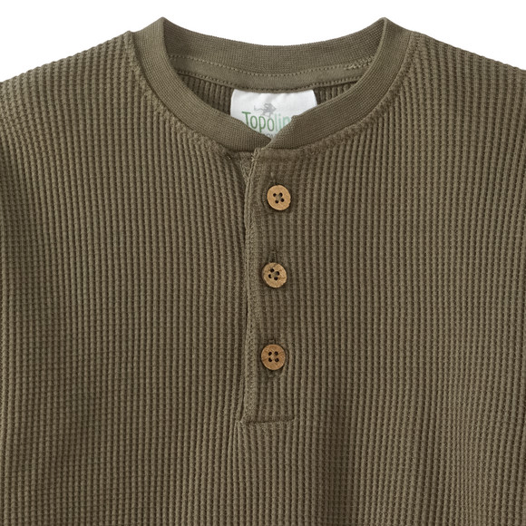 Jungen Langarmshirt in Piqué-Qualität