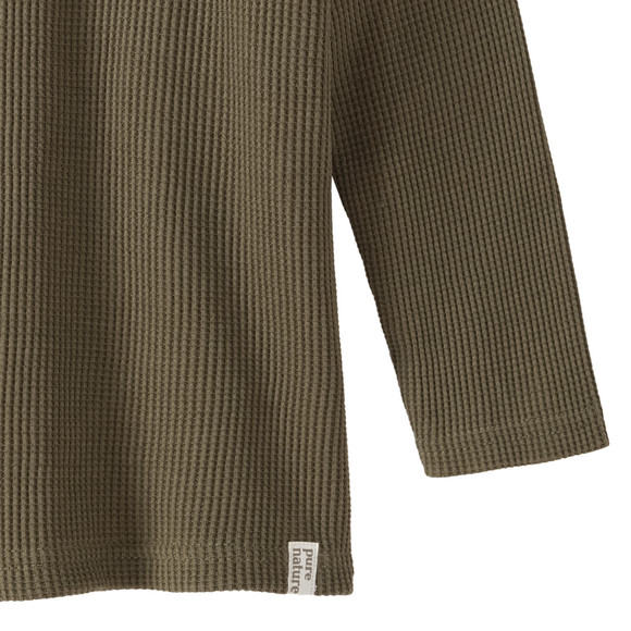 Jungen Langarmshirt in Piqué-Qualität