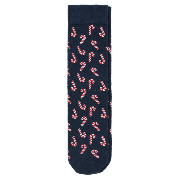 1 Paar Herren Weihnachtssocken Zuckerstangen