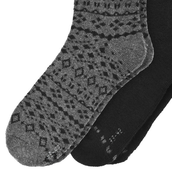 2 Paar Herren Stricksocken mit Wolle