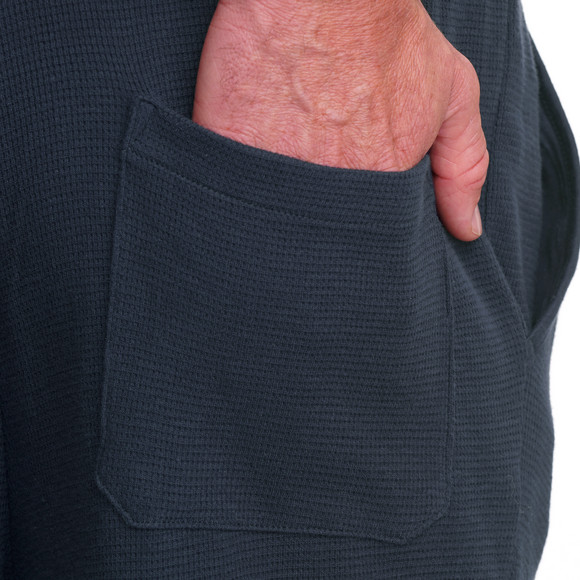 Herenslaapbroek met structuurmateriaal