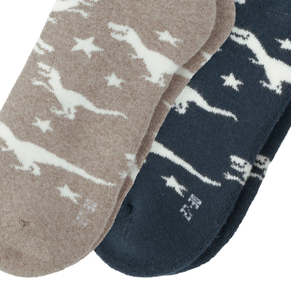 2 paar badstof sokken voor Jongens