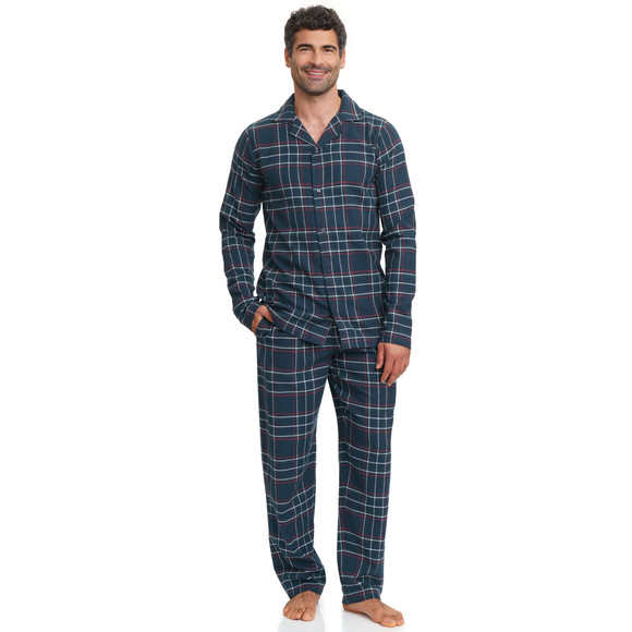 Herren Schlafanzug mit Karo-Muster