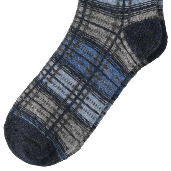 1 paar herensokken met geruit patroon