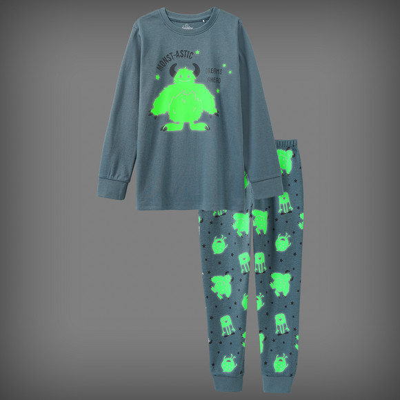 Kinder Schlafanzug mit leuchtendem Print
