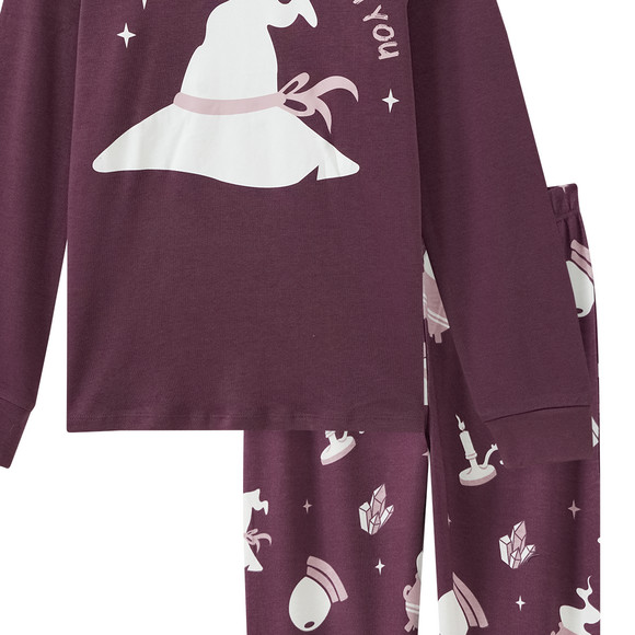 Mädchen Schlafanzug mit leuchtendem Print
