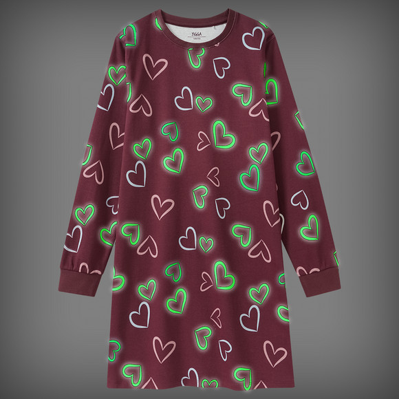 Mädchen Nachthemd mit leuchtendem Print