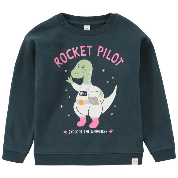 Meisjes sweater met dino-opdruk