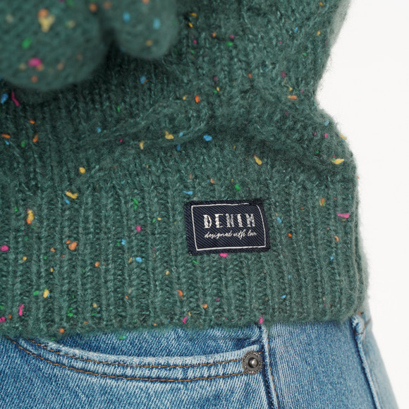 Damescardigan met ruitpatroon