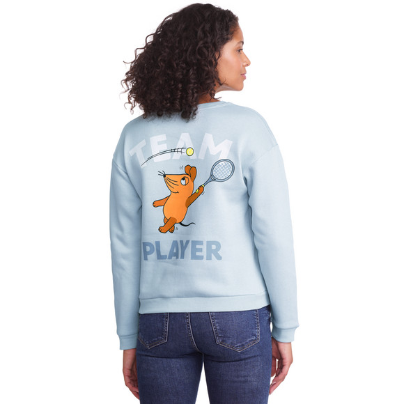 Die Maus Sweatshirt mit Rücken-Print