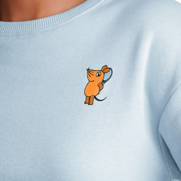 Die Maus Sweatshirt mit Rücken-Print