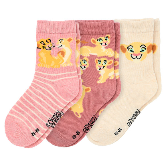 3 Paar Der König der Löwen Socken im Set