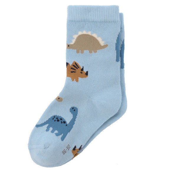 3 Paar Baby Socken mit Dino-Motiven