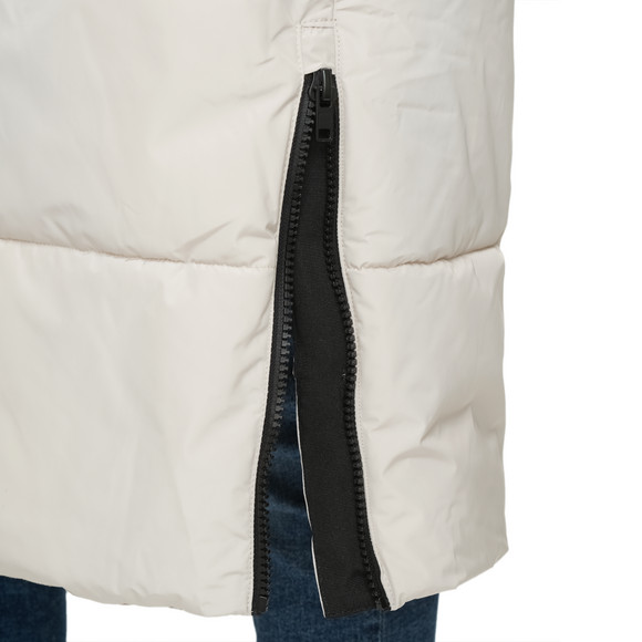 Gewatteerde damesjas met capuchon