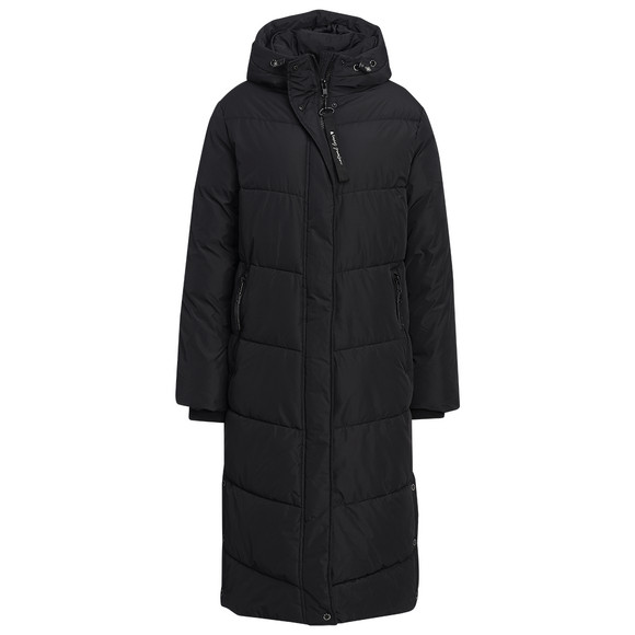 Gewatteerde damesjas met capuchon