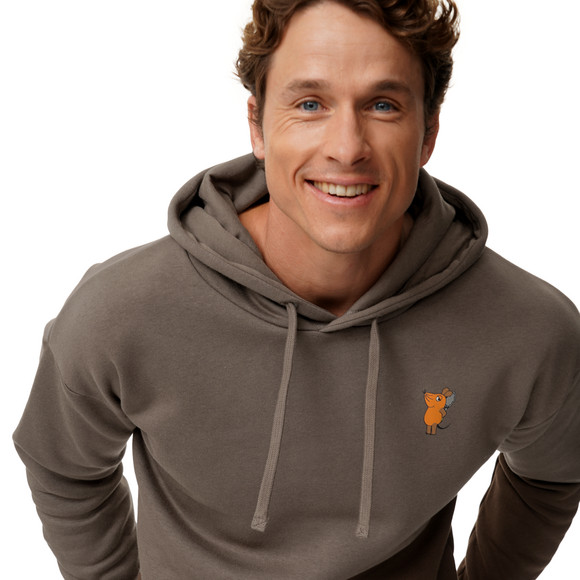 Die Maus Hoodie mit Rücken-Print