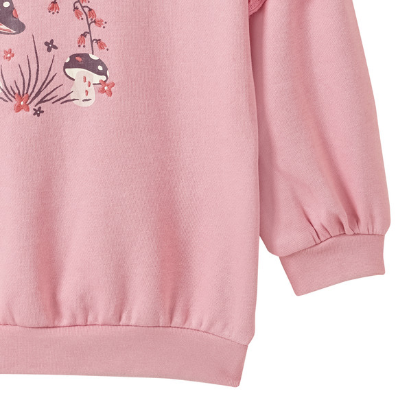 Meisjes sweater met ruches