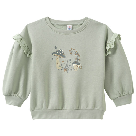 Meisjes sweater met ruches