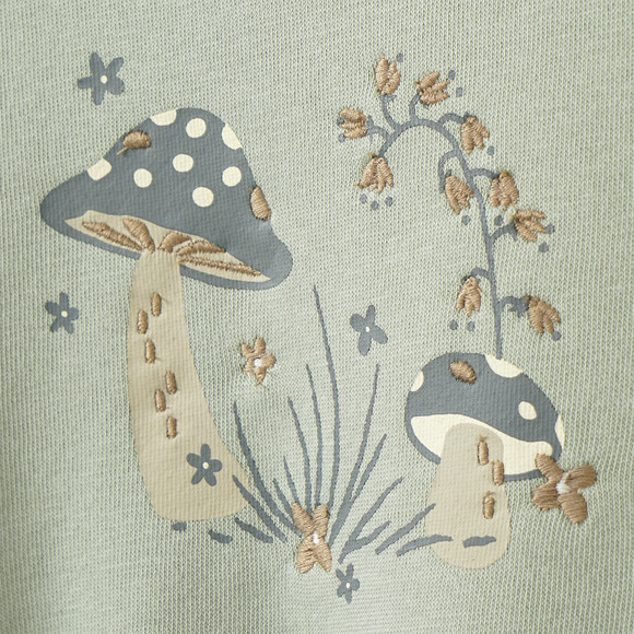 Meisjes sweater met ruches