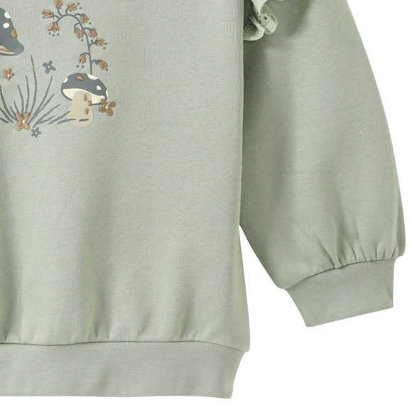 Meisjes sweater met ruches