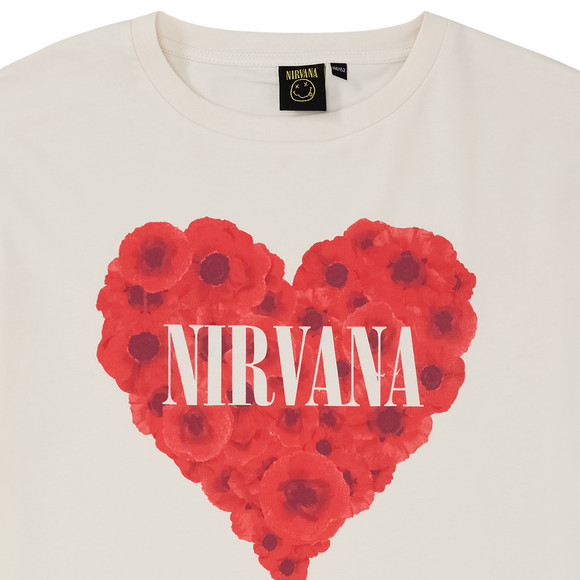 Nirvana T-Shirt mit großem Print