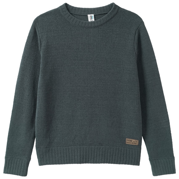 Jungen Pullover aus Chenille-Garn