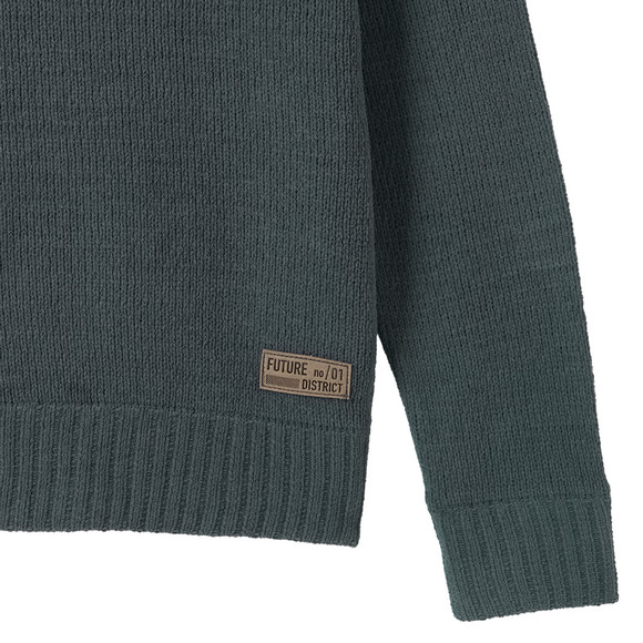 Jungen Pullover aus Chenille-Garn