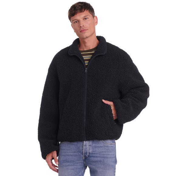 Heren teddyjas met opstaande kraag