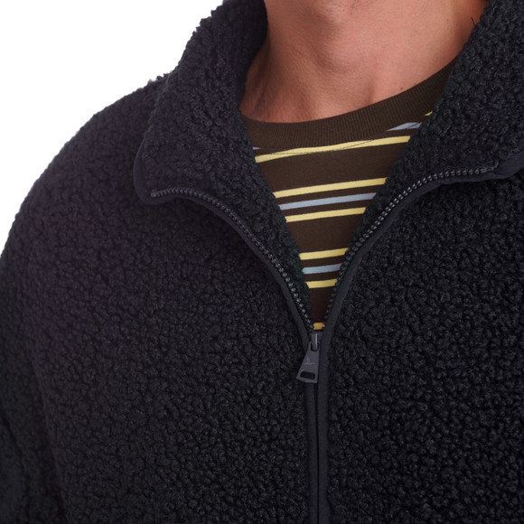 Heren teddyjas met opstaande kraag