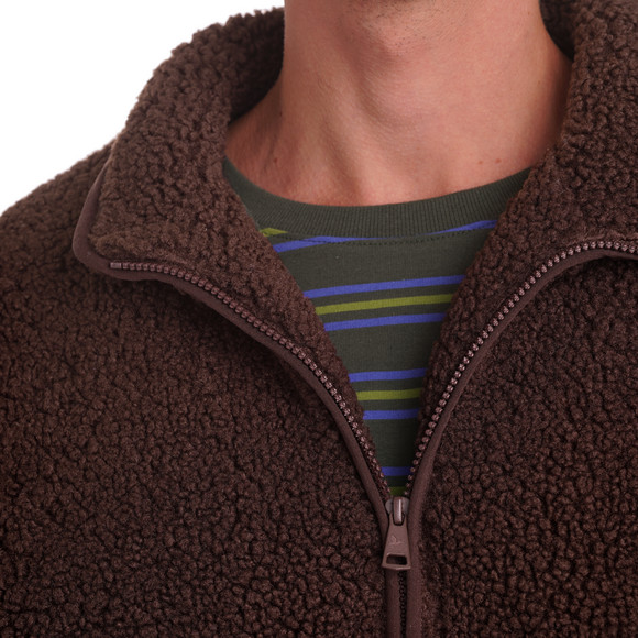 Heren teddyjas met opstaande kraag