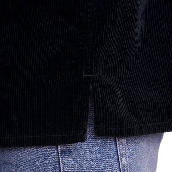 Heren corduroy overhemd in effen kleur