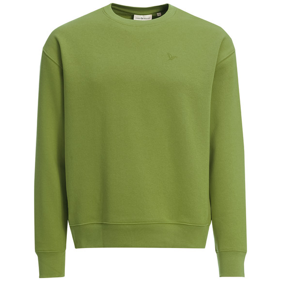 Heren sweatshirt met biologisch katoen groen