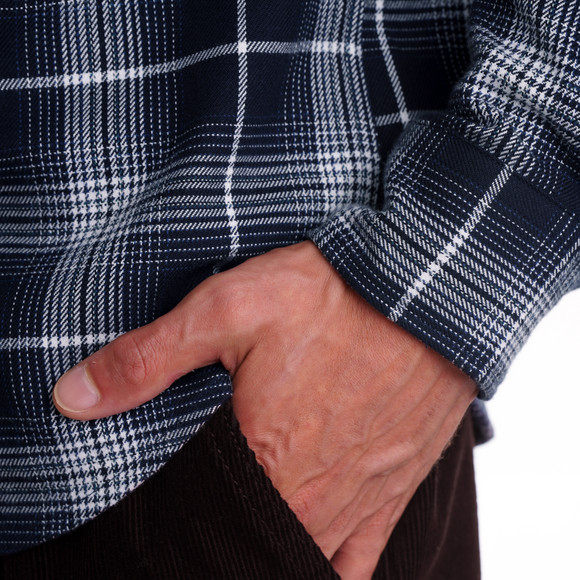 Herren Flanell-Hemd in Regular Fit
