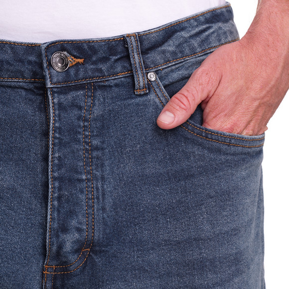 Herren Loose-Jeans mit Knopfleiste