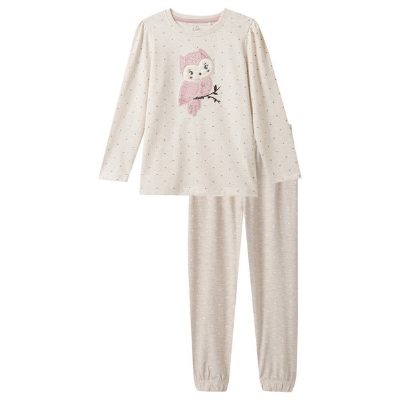 Mädchen Schlafanzug mit Applikation