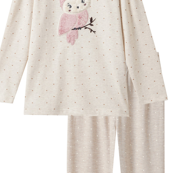 Mädchen Schlafanzug mit Applikation