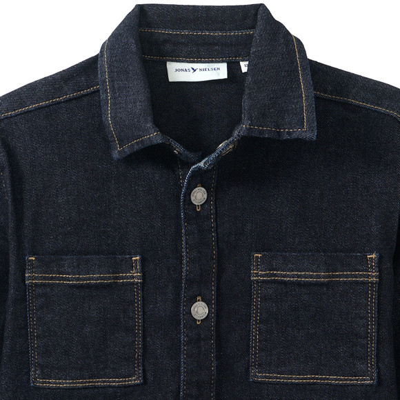 Overshirt voor kinderen in denimstijl
