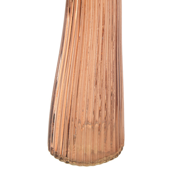 Kleine Vase in Rillen-Optik
